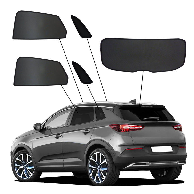 SunClip, Solgardin & Privatlivsbeskyttelse, passer til Opel Grandland X (2017-2024)