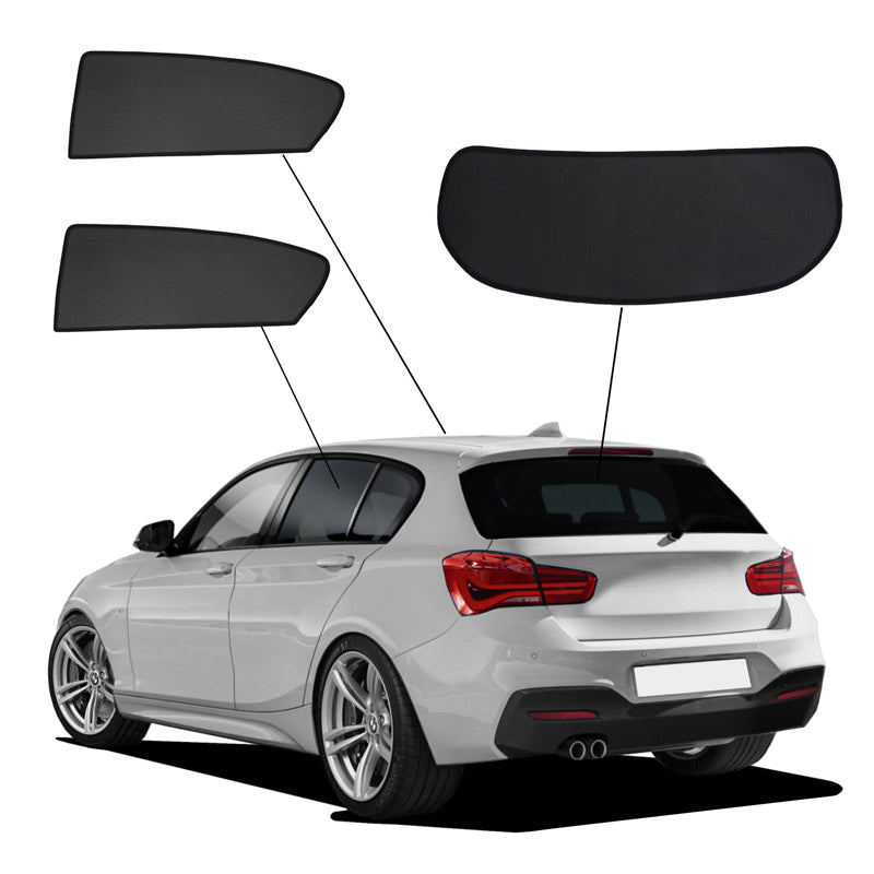 SunClip, Solgardin & Solfilter, passer til BMW 1-Series F20 5-dørs (2011-2019)