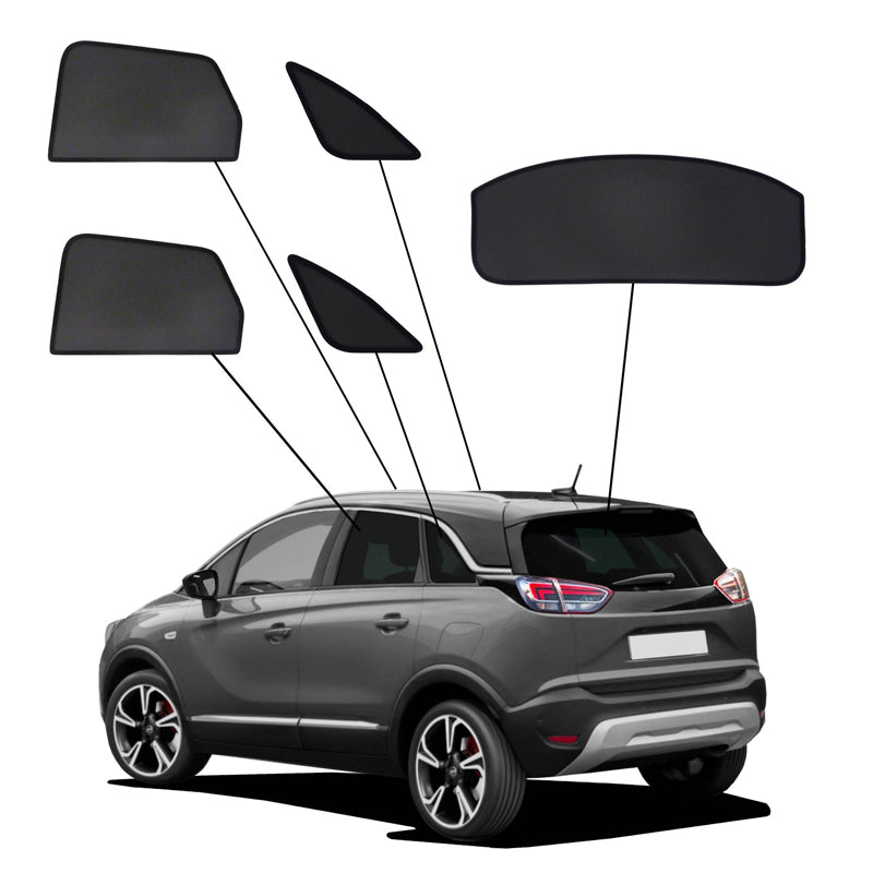 SunClip, Solgardin & Privatlivsbeskyttelse, passer til Opel Crossland X (2017-)
