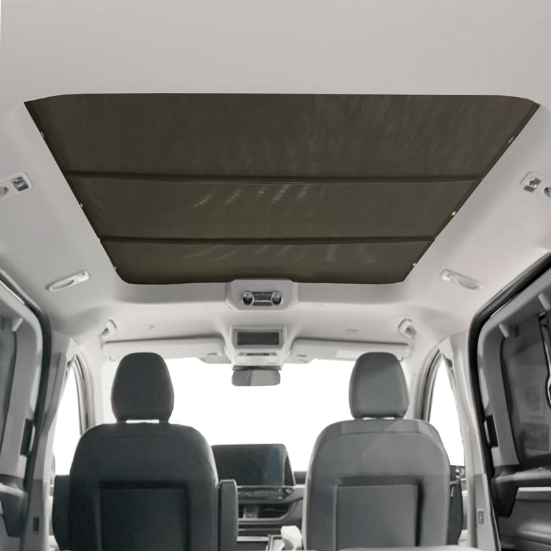 SunClip, Solgardinsæt til Panoramatag, passer til Volkswagen T7 Caravelle (L1) (2024-) & Ford Tourneo Custom (L1) (2023-)