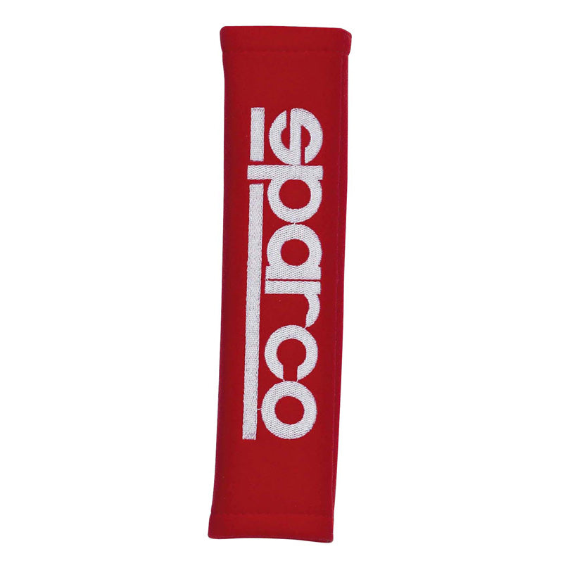 Sparco, Sikkerhedssele Puder GT - Rød med Logo - 2 stk.