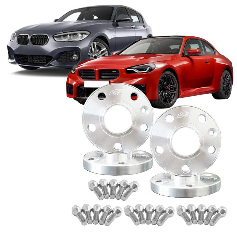 Simoni Racing, Spacer Kit, Aluminium, 2x16mm (FA), 2x20mm (RA), passer til BMW, Hub 72,6mm