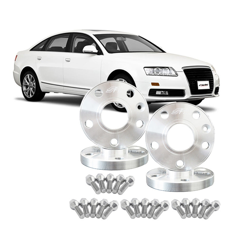 Simoni Racing, Aluminium Spacer Kit, 2x13mm(FA) - 2x20mm(RA) inkl. hjulbolte, passer til Audi, VW, Seat, Cupra