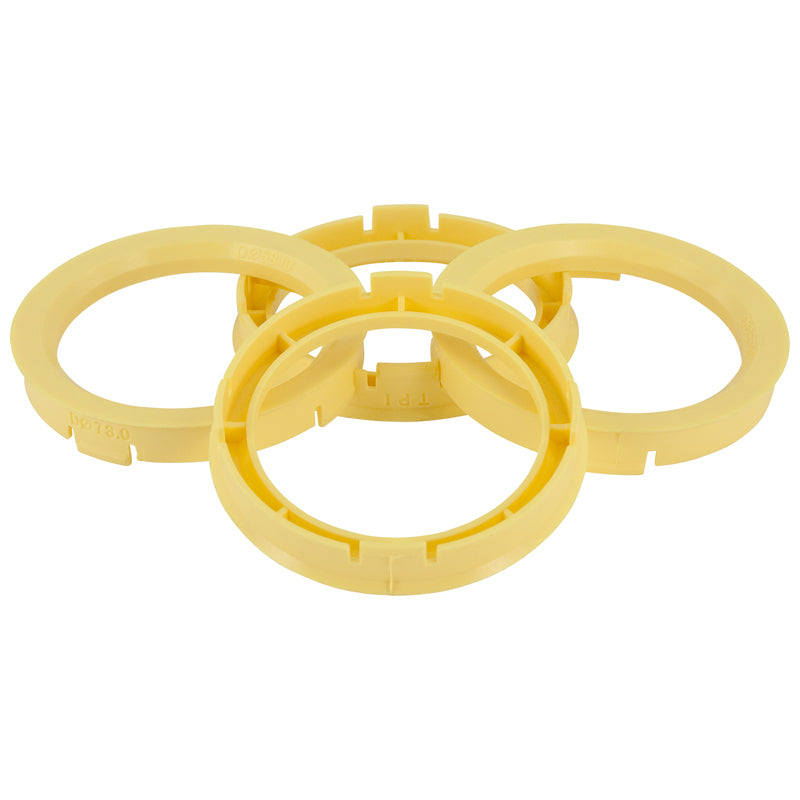 TPI, Centreringsringe, 70.4->58.1mm - Lemon Yellow