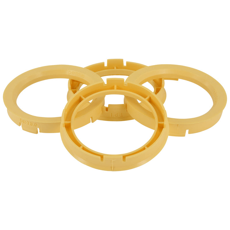 TPI, Centreringsringe, 74.1->54.1mm - Yellow