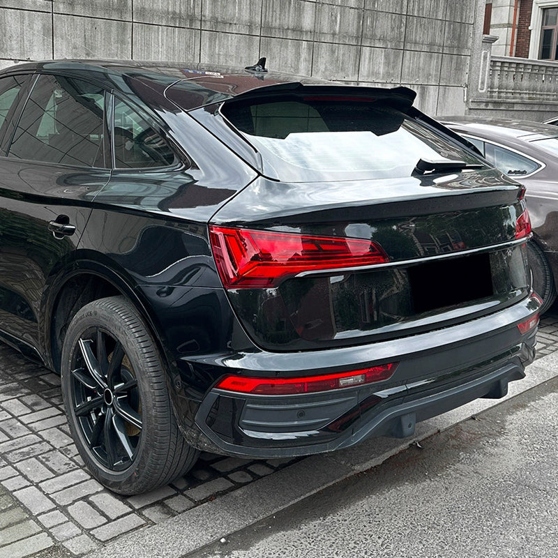 AutoStyle, Tagspoiler, ABS Blank Sort, passer til Audi Q5 (FYT) Sportback (2020-2025)