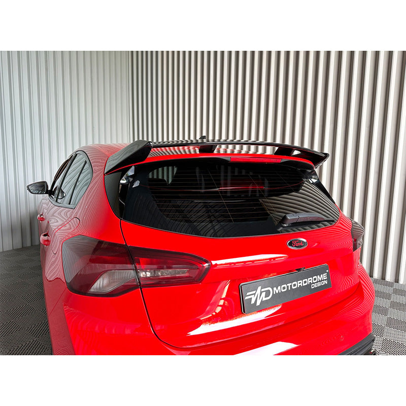 Motordrome, Tagspoiler, PU, Passer til Ford Focus IV HB 2018-2021 & Facelift 2021, inkl. ST-Line, Ubehandlet