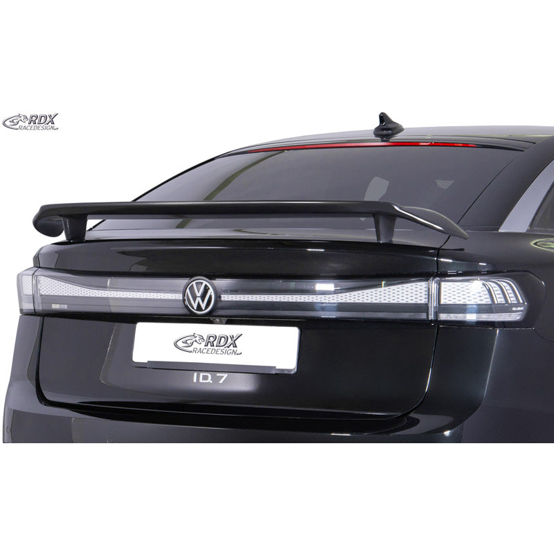 RDX Racedesign, Bagklapspoiler, Passer til Volkswagen ID.7 2023-, Ubehandlet PU-Rim