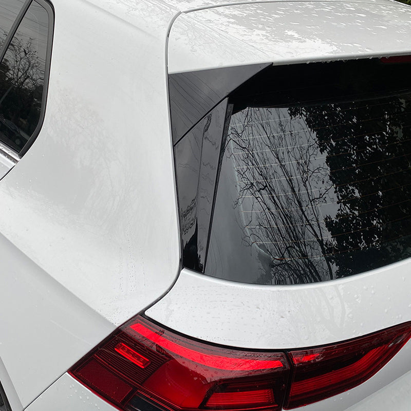 AutoStyle, Bagvindues side spoilers, Glans sort, Passer til Volkswagen Golf VIII HB 3/5-dørs 2020-, 'Sporty'