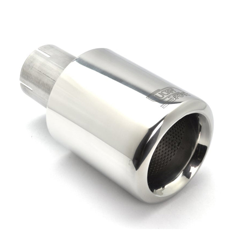 Ulter Sport, Rørhale - Round Ø100mm Big Rim - Length 180mm - Installation ->50mm - Inox